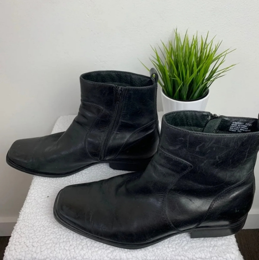 Rockport Tolini Black Leather Boots